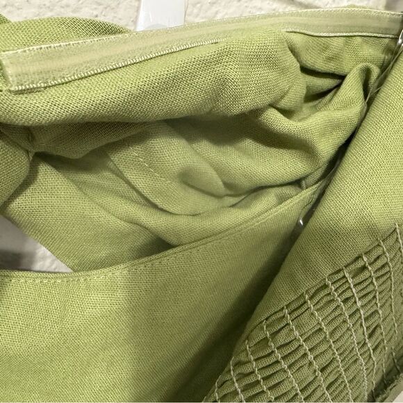 Petal & Pup Rosetta Cutout Cotton & Linen Strapless Dress-Size 2 NWT - Picture 15 of 15